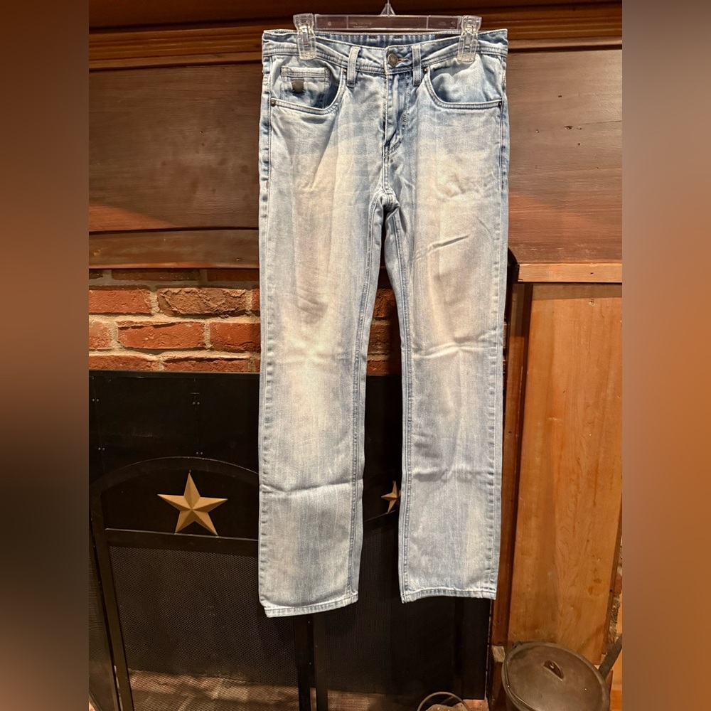 Buffalo David Bitton Light Wash Straight Jeans